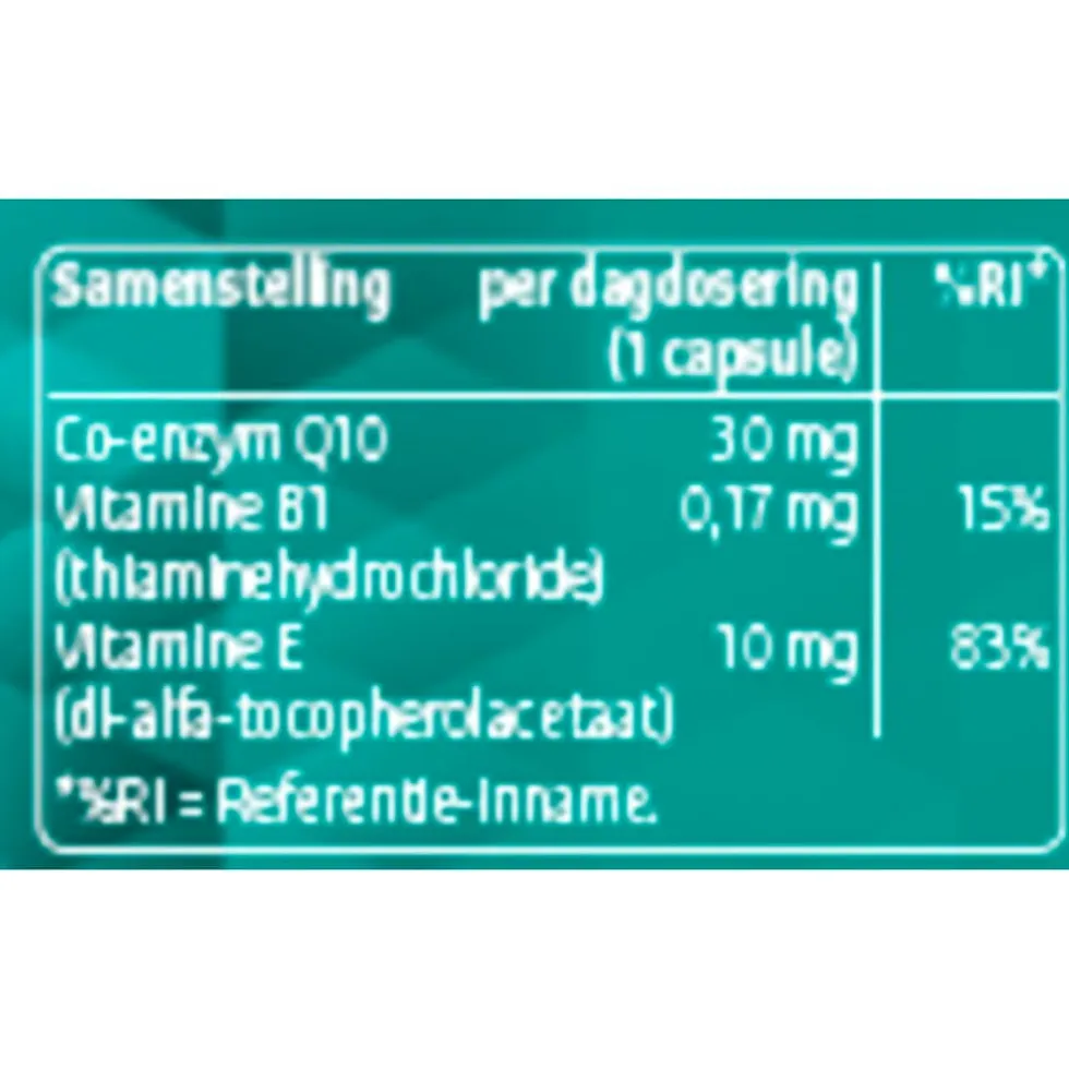 Kruidvat Q10 30 mg met Vitamine B1 Capsules