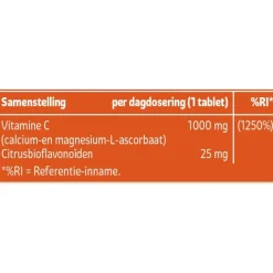 Kruidvat Science Gebufferde Vitamine C Tabletten