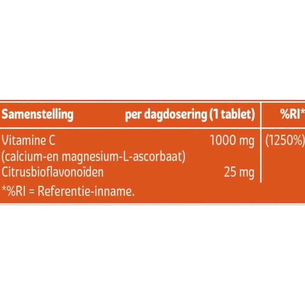 Kruidvat Science Gebufferde Vitamine C Tabletten