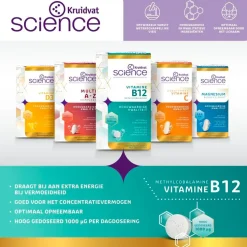 Kruidvat Science Vitamine B12 Zuigtabletten