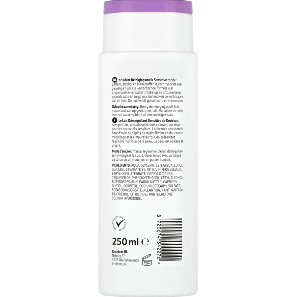 Kruidvat Sensitive Cleansing Milk