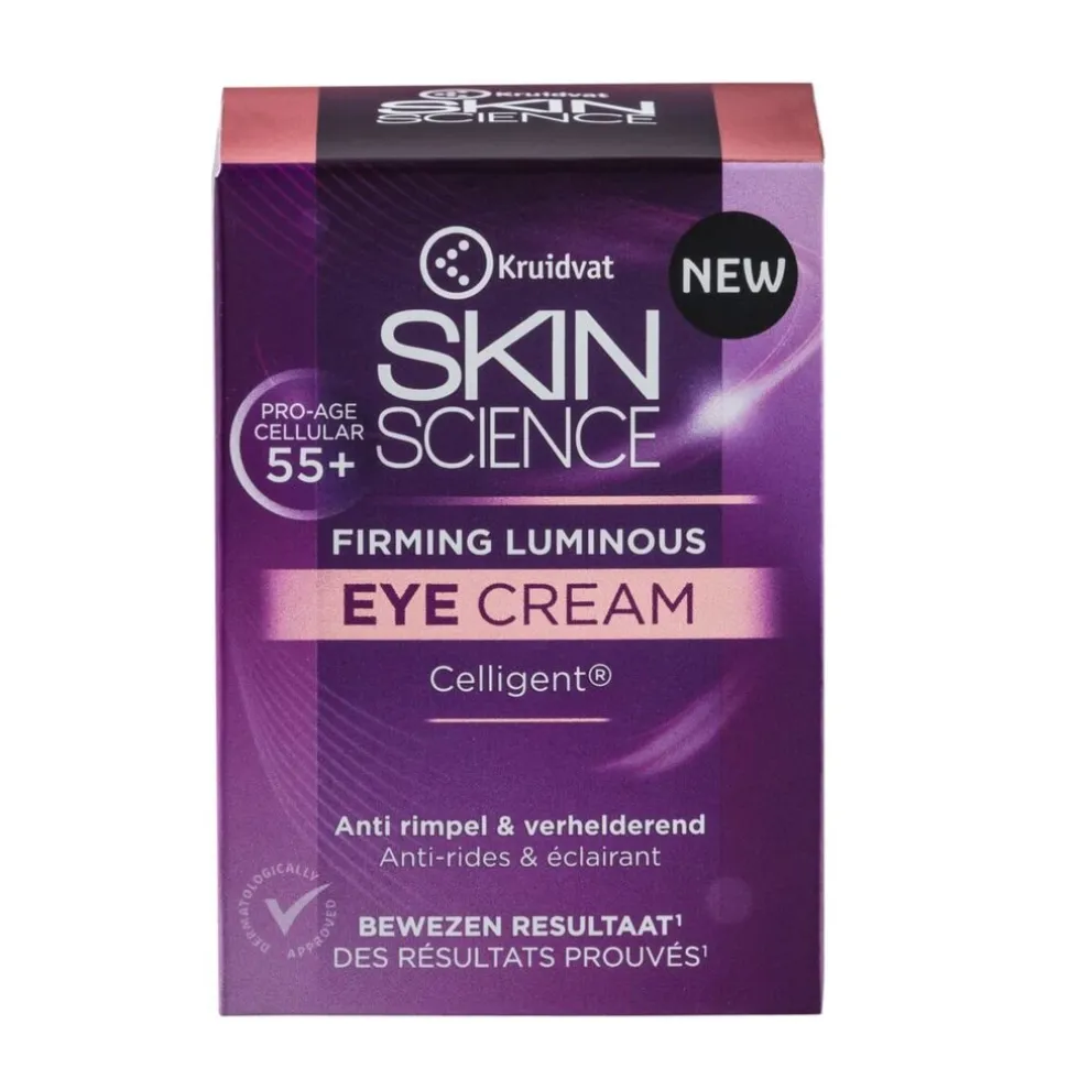 Kruidvat Skin Science Firming Luminous 55+ Eye Cream