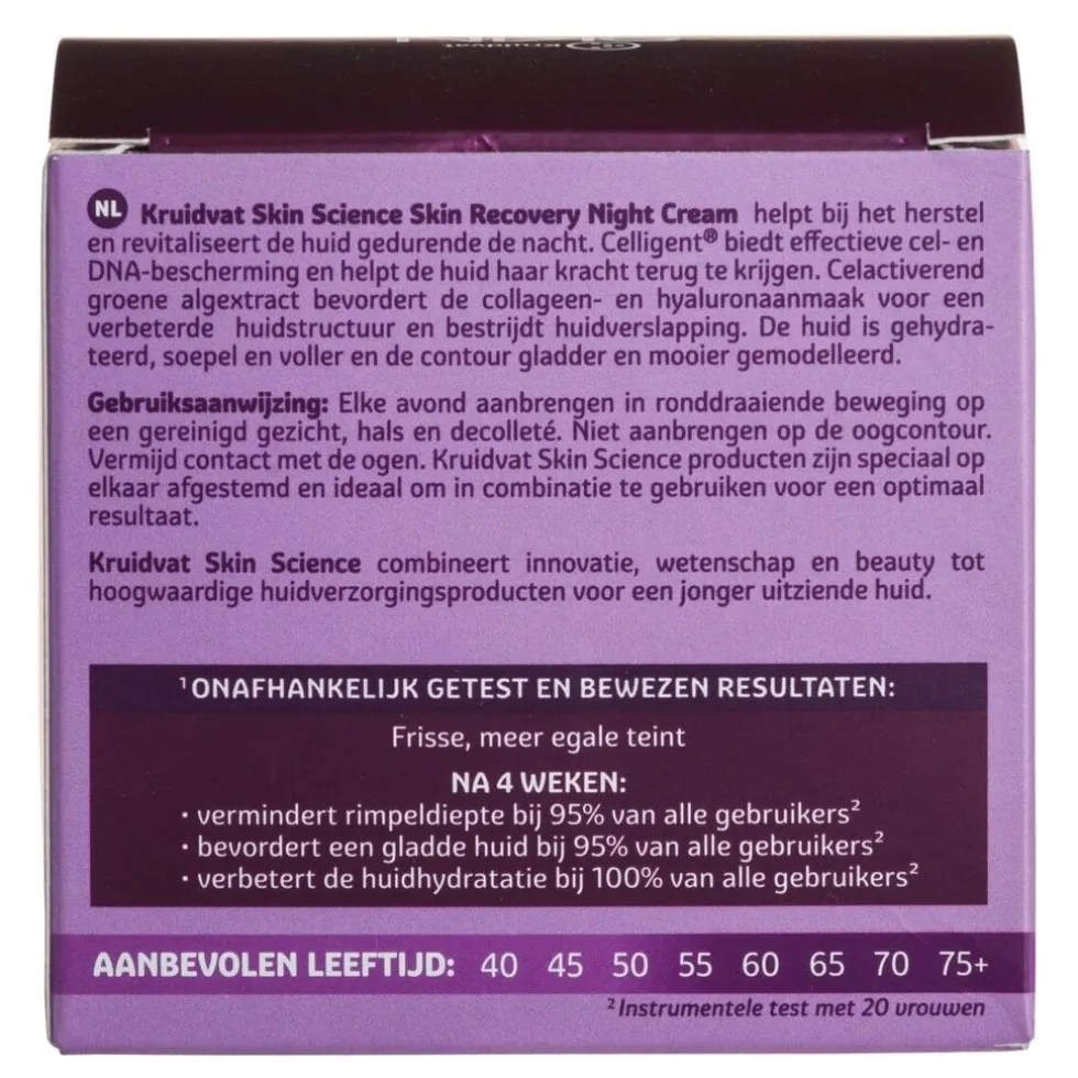 Kruidvat Skin Science Skin Recovery 55+ Night Cream