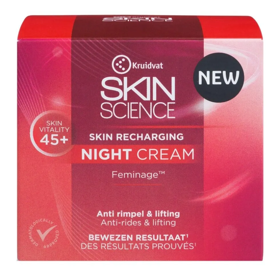 Kruidvat Skin Science Skin Recharging 45+ Night Cream
