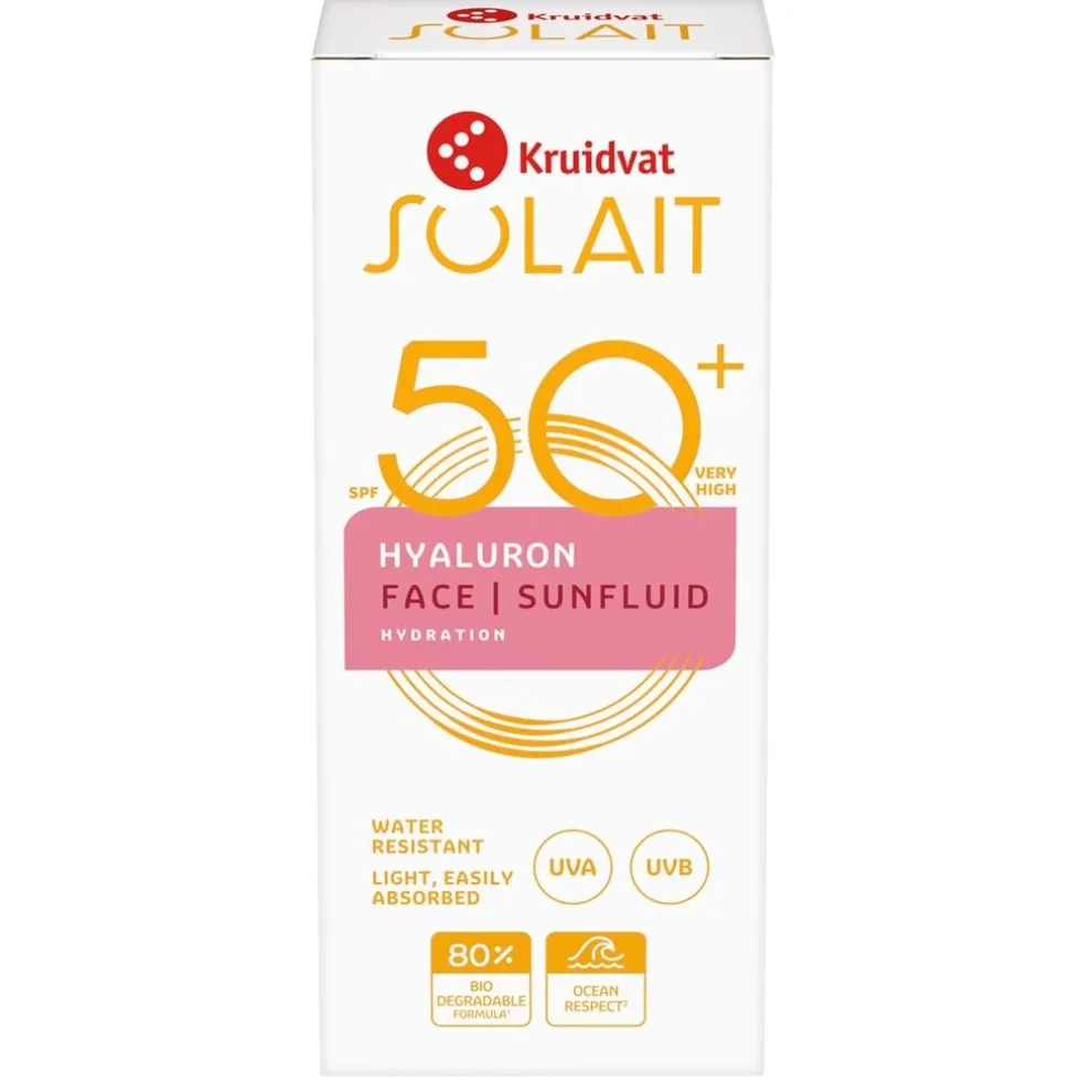 Kruidvat Solait Hyaluron SPF50+ Face Sunfluid