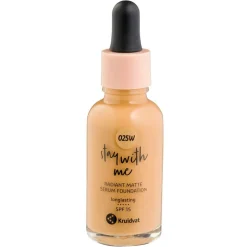 Kruidvat Stay With Me 025W Light Olive Radiant Matte Serum Foundation