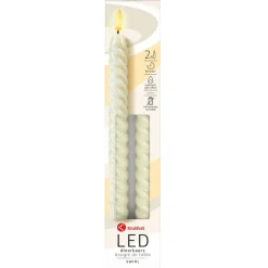Kruidvat Swirl Led-dinerkaarsen