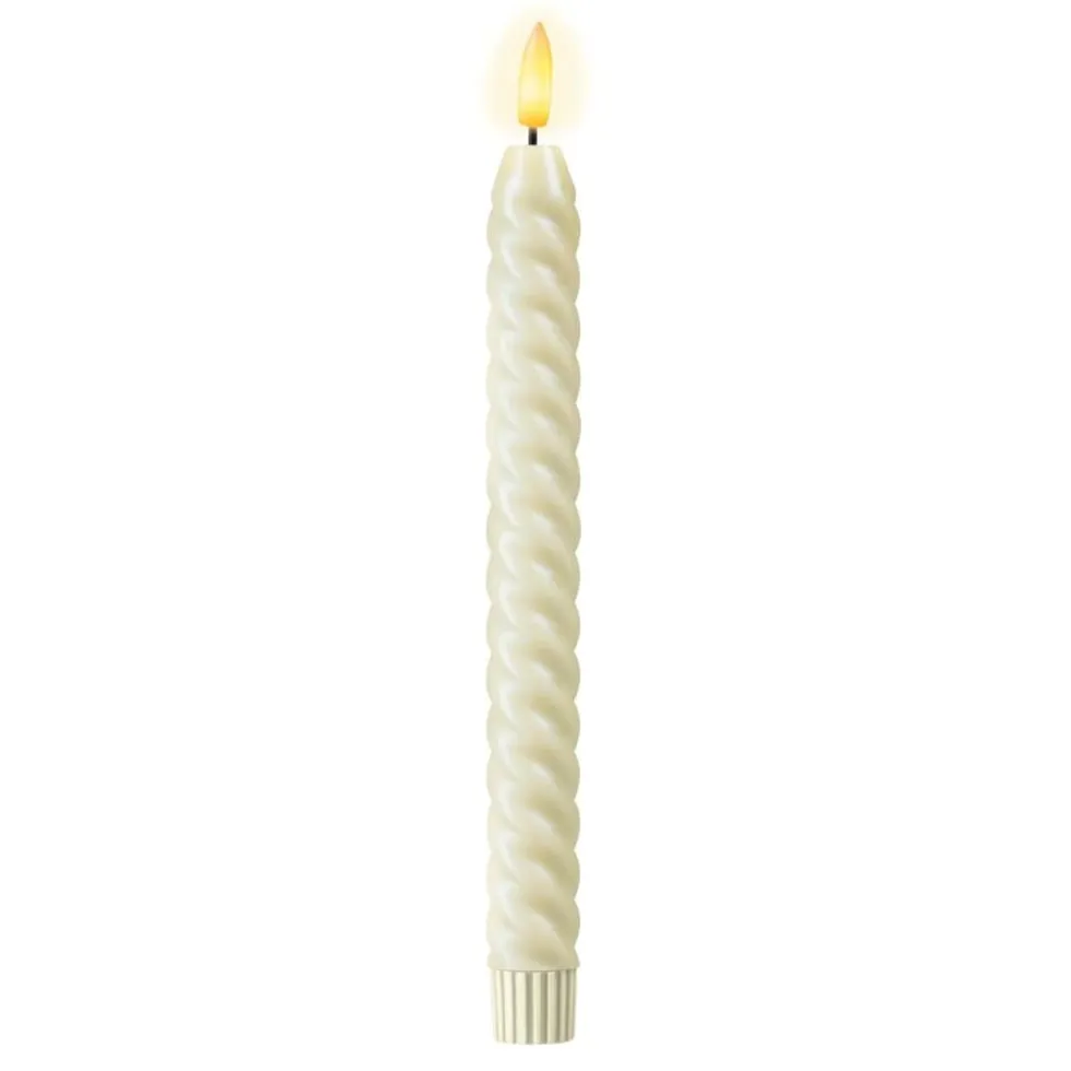 Kruidvat Swirl Led-dinerkaarsen