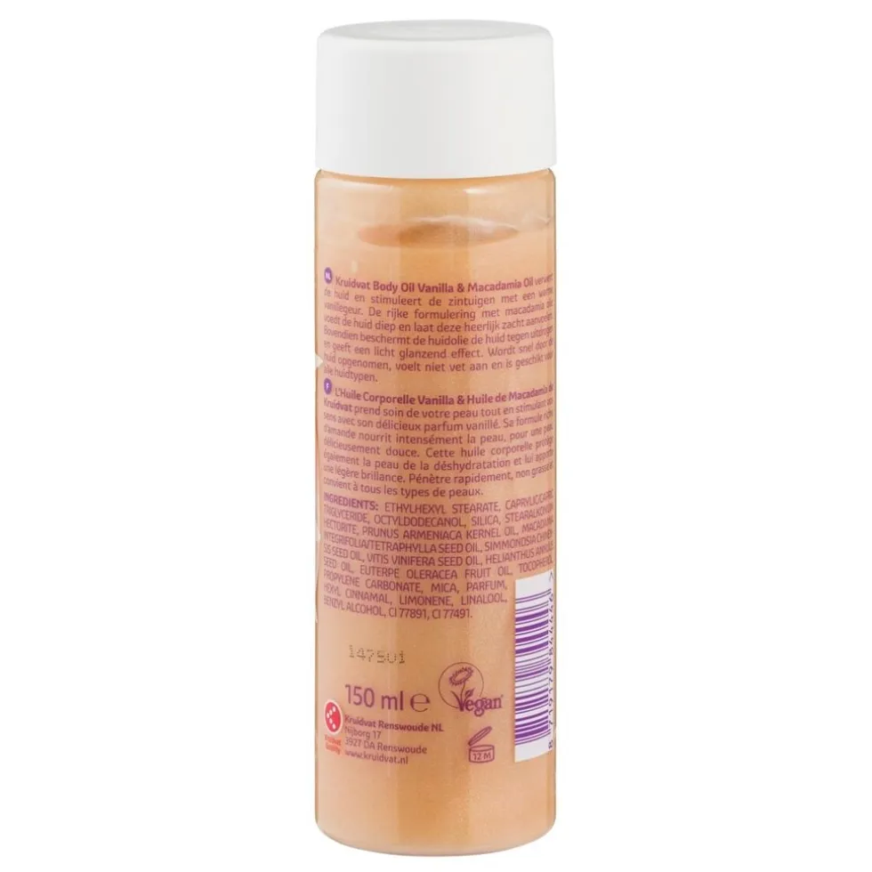 Kruidvat Vanilla & Macadamia Body Oil