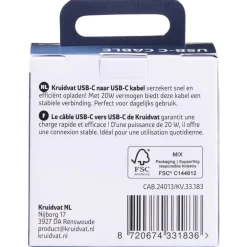 Kruidvat 20W USB-C-naar-USB-C Kabel