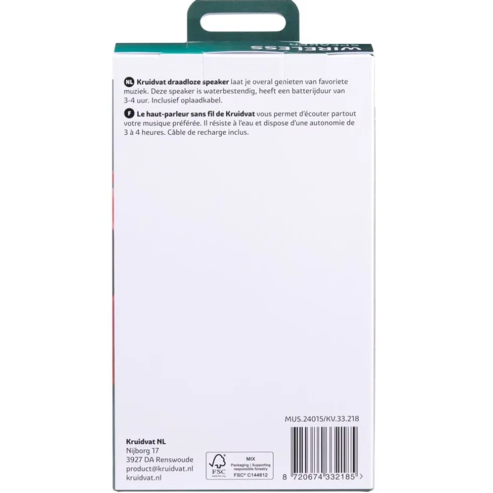 Kruidvat Waterproof Bluetooth Speaker