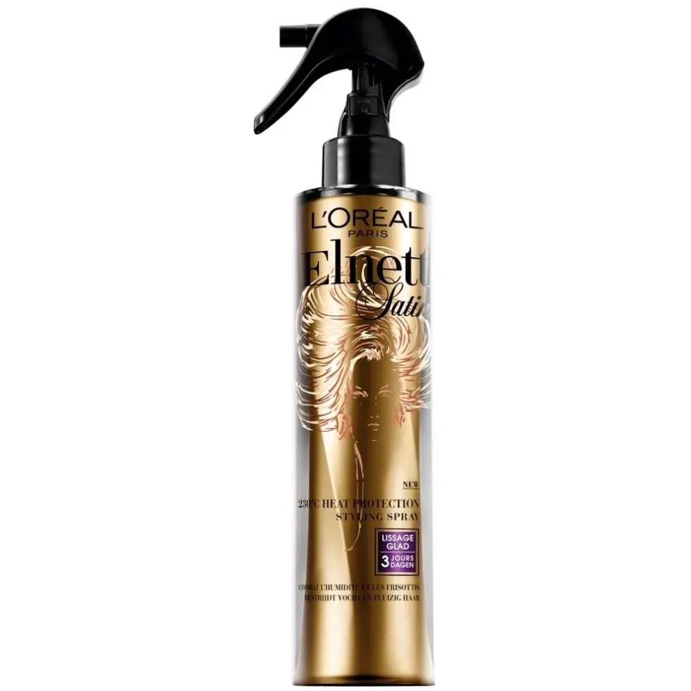 L Oréal Paris Elnett Satin Heat Protection Glad Haarlak