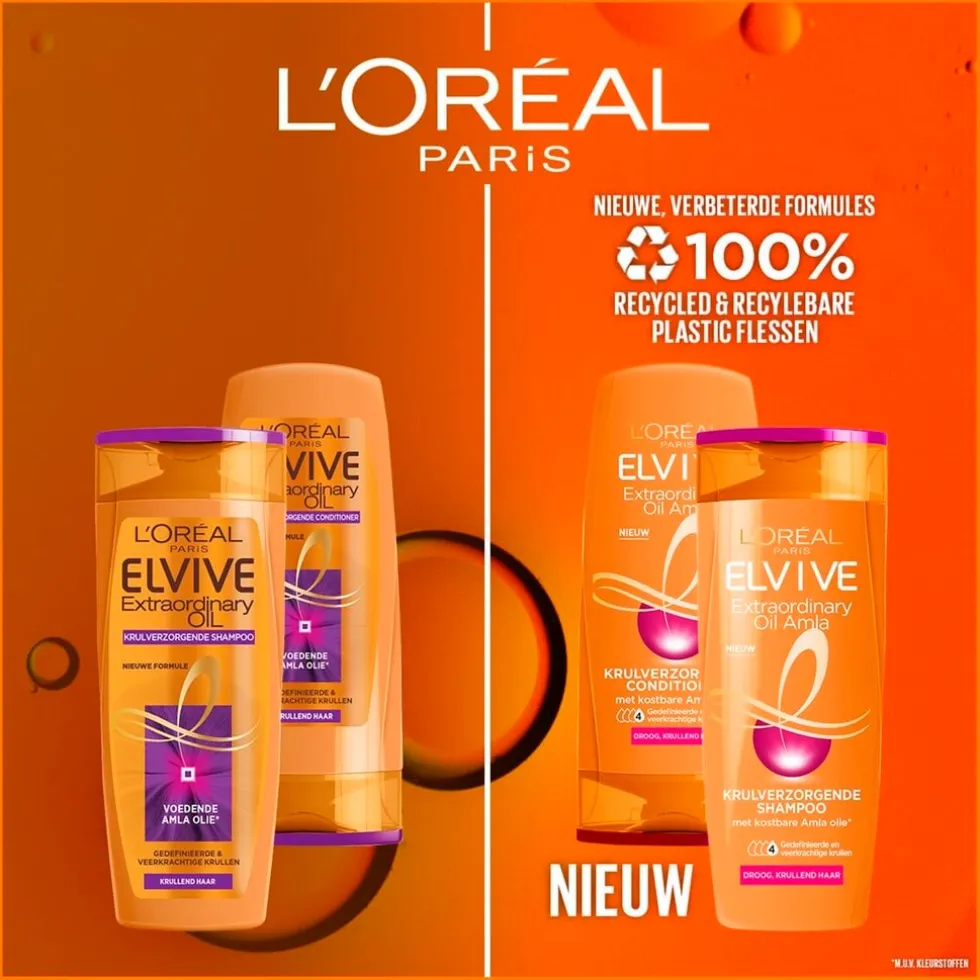 L Oréal Paris Elvive Extraordinary Oil Krulverzorgende Shampoo