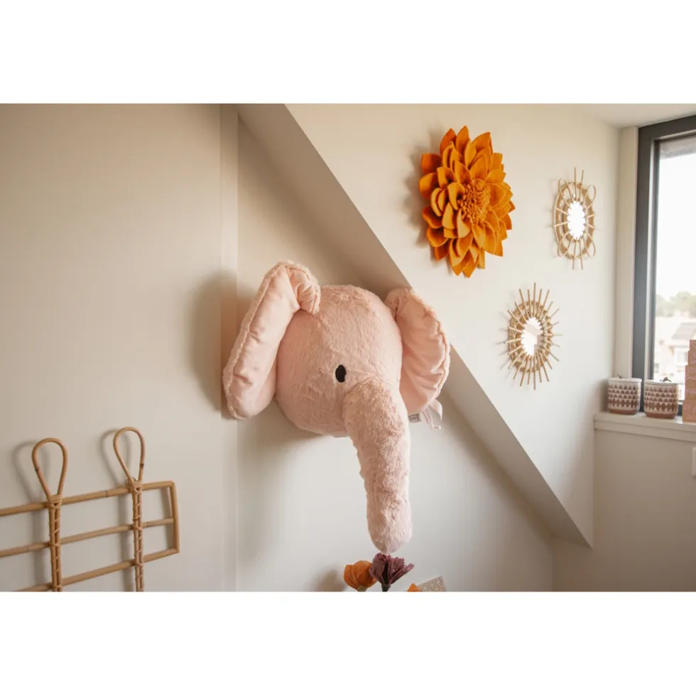 Label Label Elephant Elly Ivory Muurdecoratie