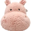 Label Label Hippo Harvey Roze Muurdecoratie