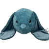 Label Label Rabbit Rosa Blauw Muurdecoratie