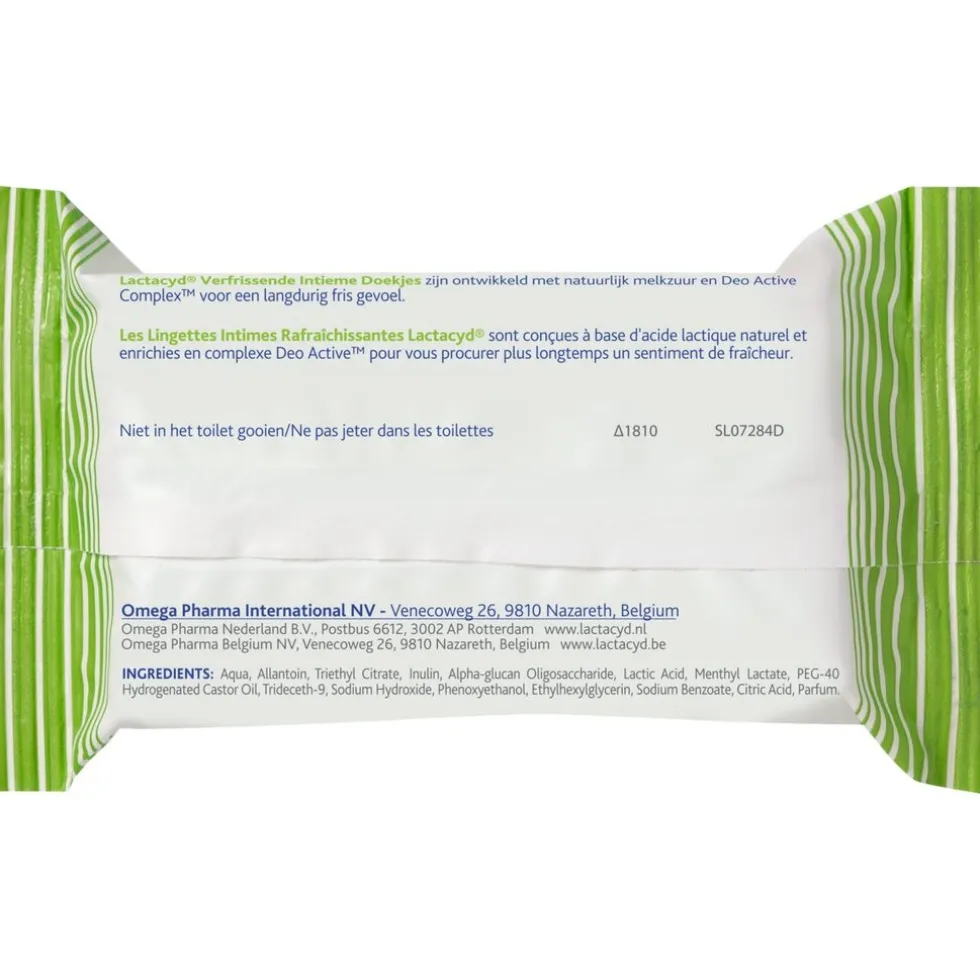 Lactacyd Verfrissende Intiem Tissues