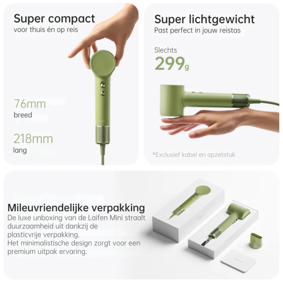 Laifen Mini High Speed Ionische Föhn