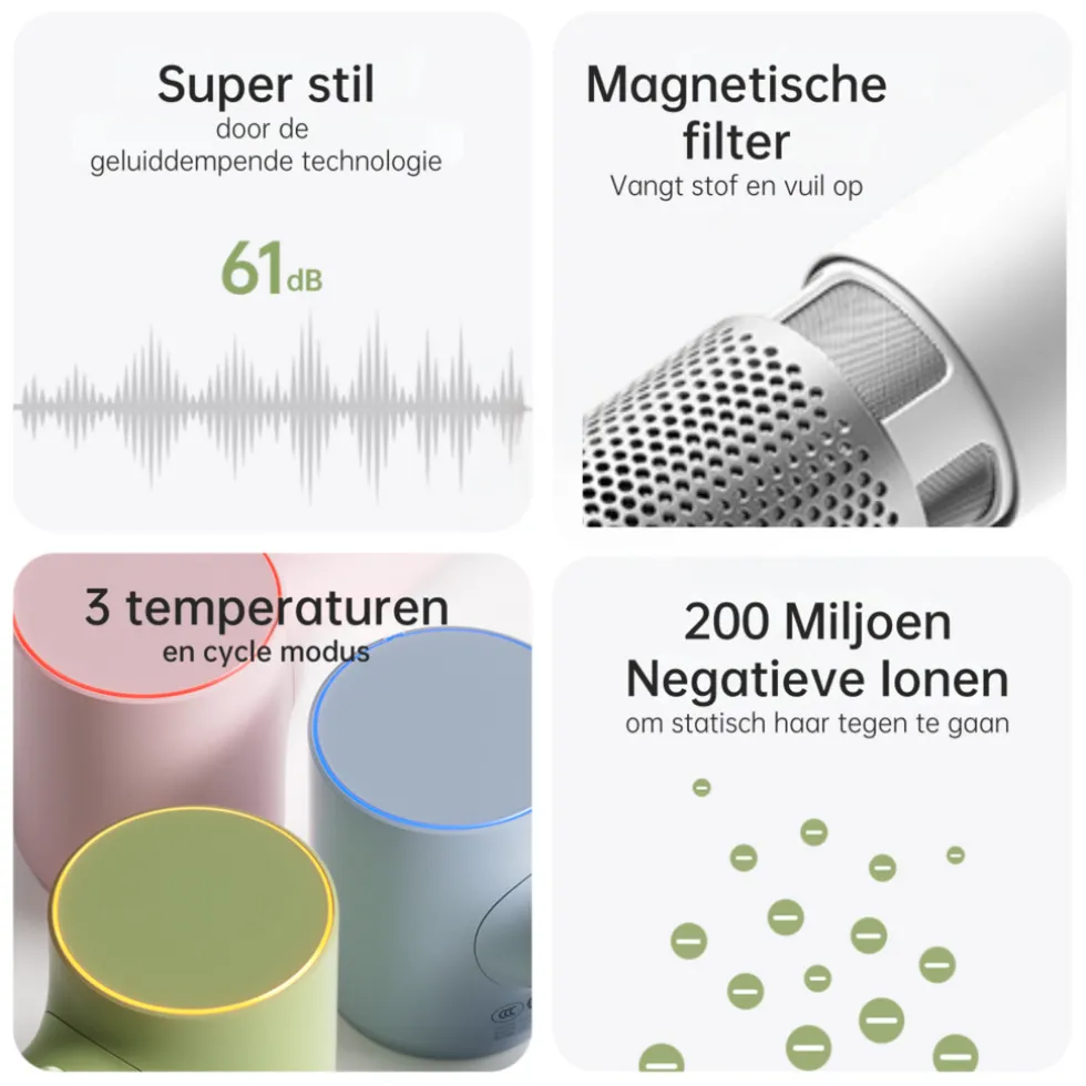 Laifen Mini High Speed Ionische Föhn