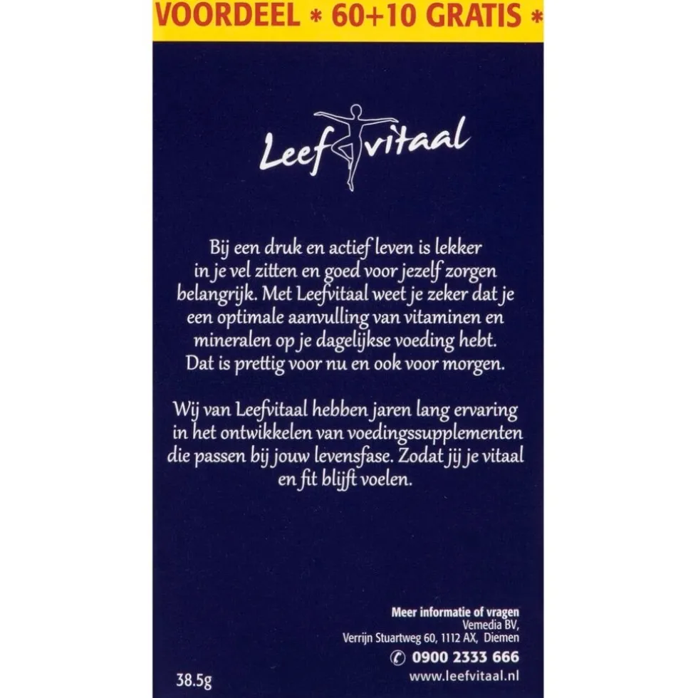 Leefvitaal Cranberry + Probiotica Capsules