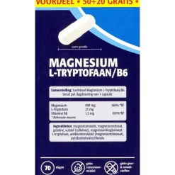 Leefvitaal Magnesium L-Tryptofaan/B6 Capsules