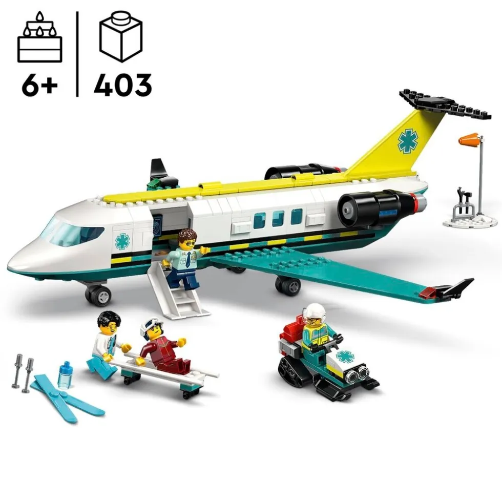 LEGO City 60465 Ambulancevliegtuig