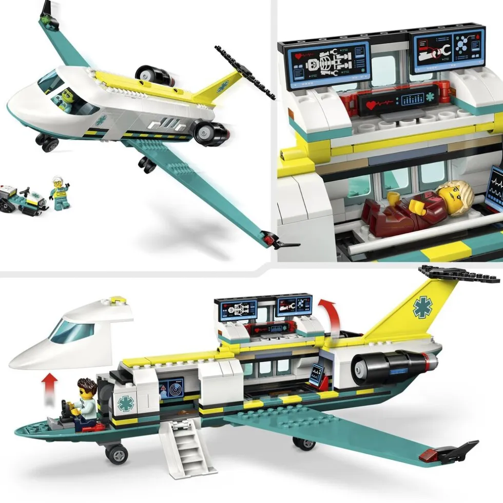 LEGO City 60465 Ambulancevliegtuig