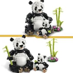 LEGO Creator 31165 3-in-1 Wilde Dieren: Pandafamilie