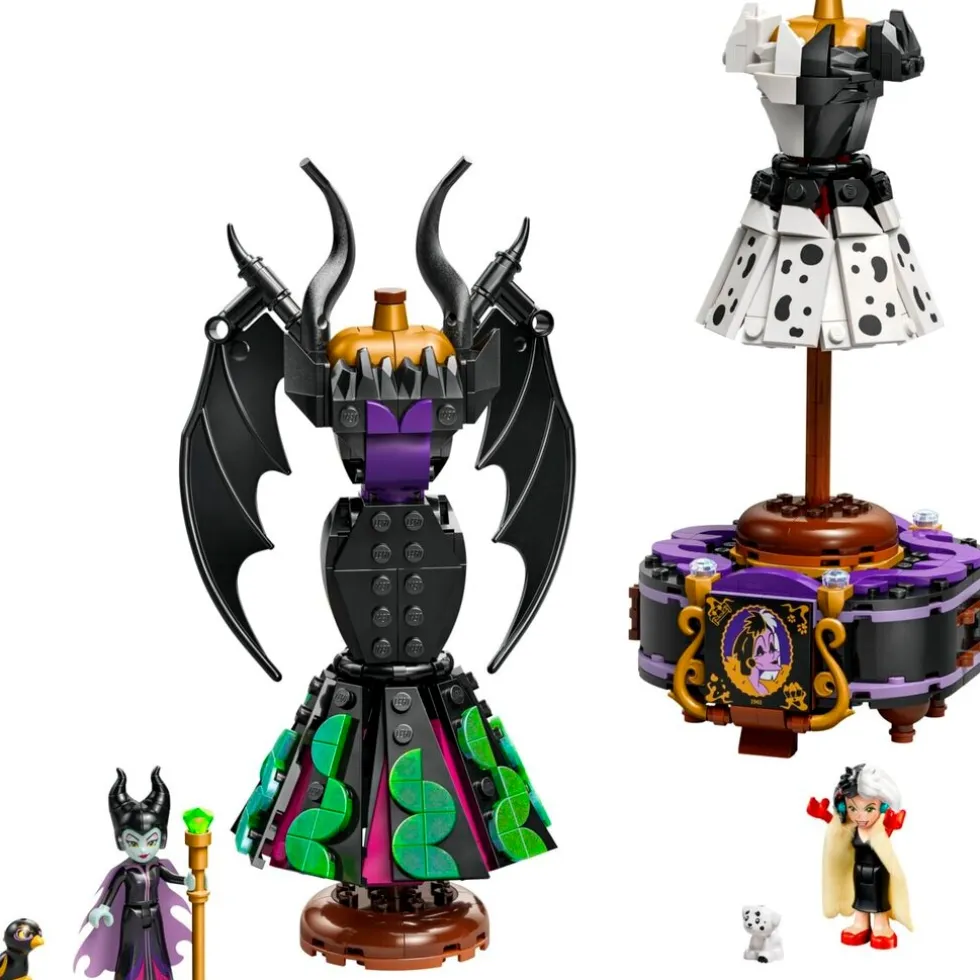 LEGO Disney 43262 De jurken van Maleficent en Cruella de Vil