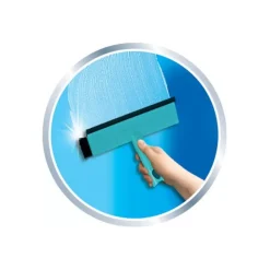 Leifheit Brush Window Cleaner Raamwisser (28 cm) met Borstel en Telescoopsteel
