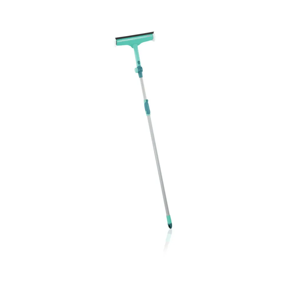 Leifheit Click Systeem 4-in-1 Raamwisser en Kozijnwisser met Telescoopsteel
