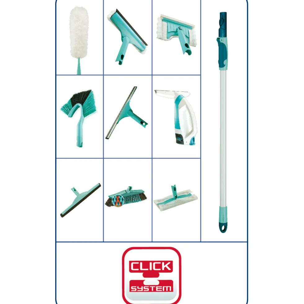 Leifheit Telescoopsteel Vloer 75-135cm Click Systeem
