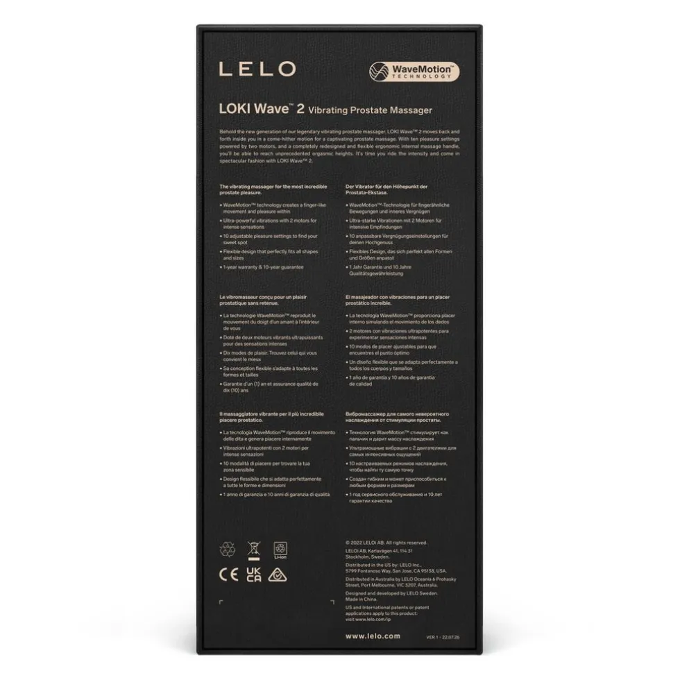 LELO Loki Wave 2 Prostaat Vibrator