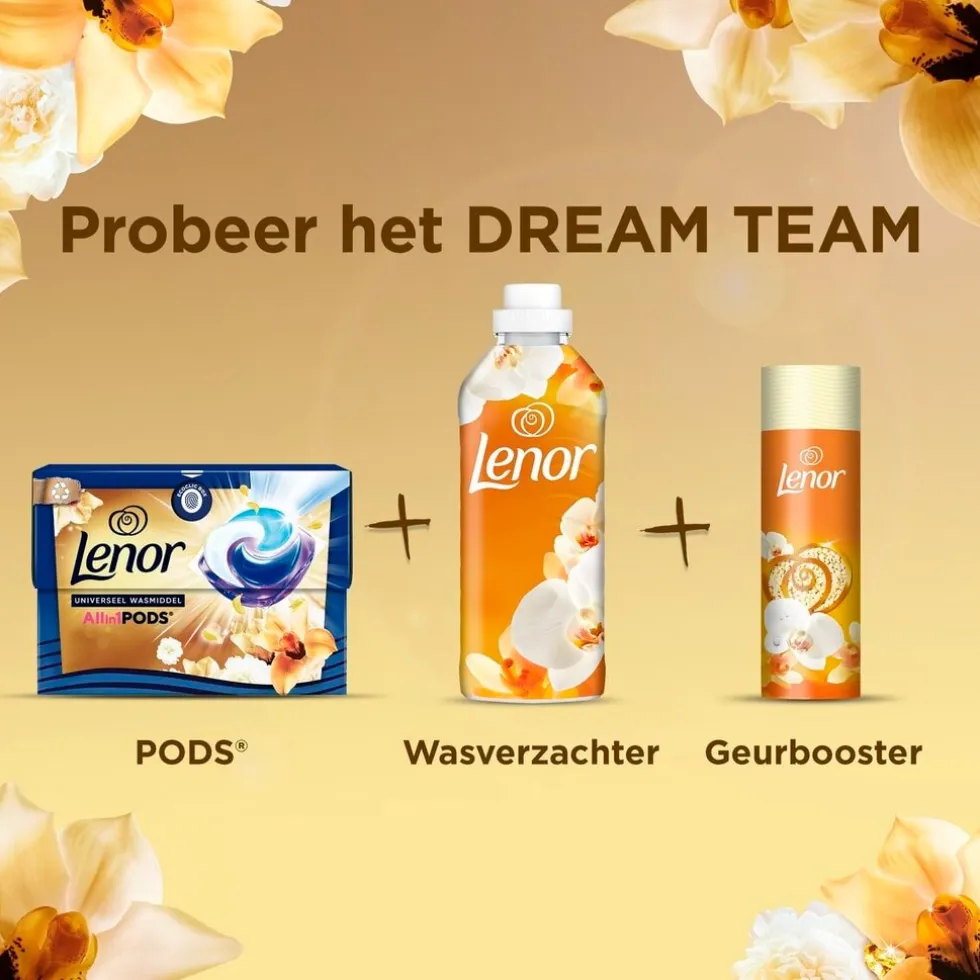 Lenor Amber & Orchidee All-in-1 Wasmiddelpods