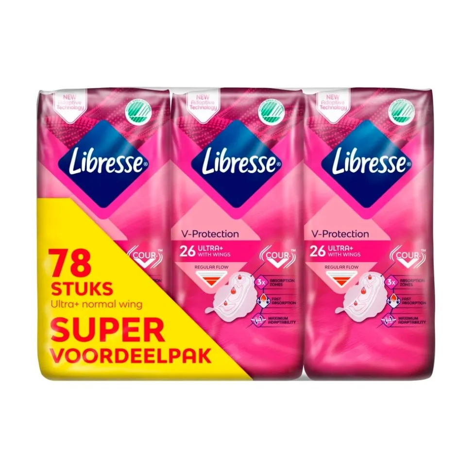 Libresse Ultra+ Normal Wing Maandverband