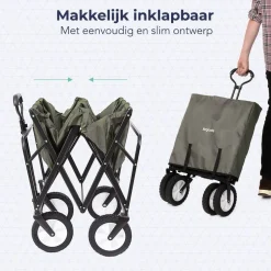 LifeGoods Opvouwbare Bolderkar