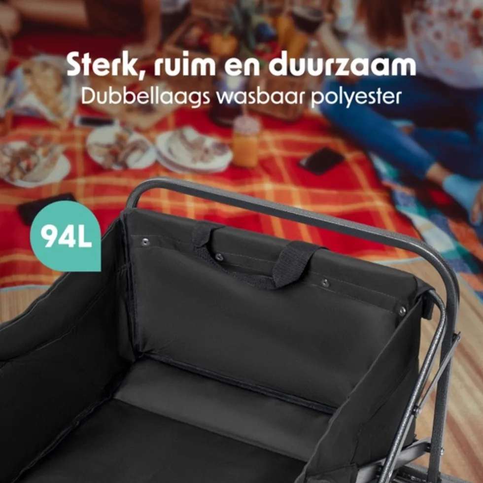 LifeGoods Opvouwbare Bolderkar