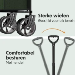 LifeGoods XL Opvouwbare Bolderkar