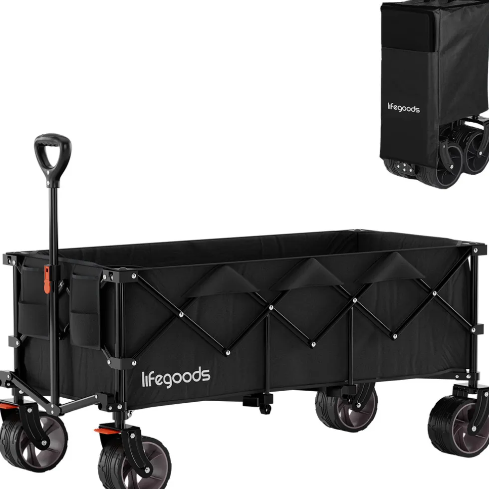 LifeGoods XXL Opvouwbare Bolderkar