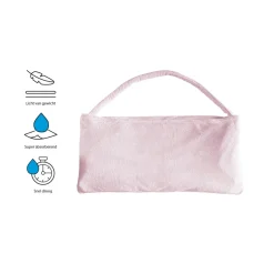 LINNICK Strandlaken Ligbed Handdoek Microvezel 75x215cm (3 in 1) - light pink