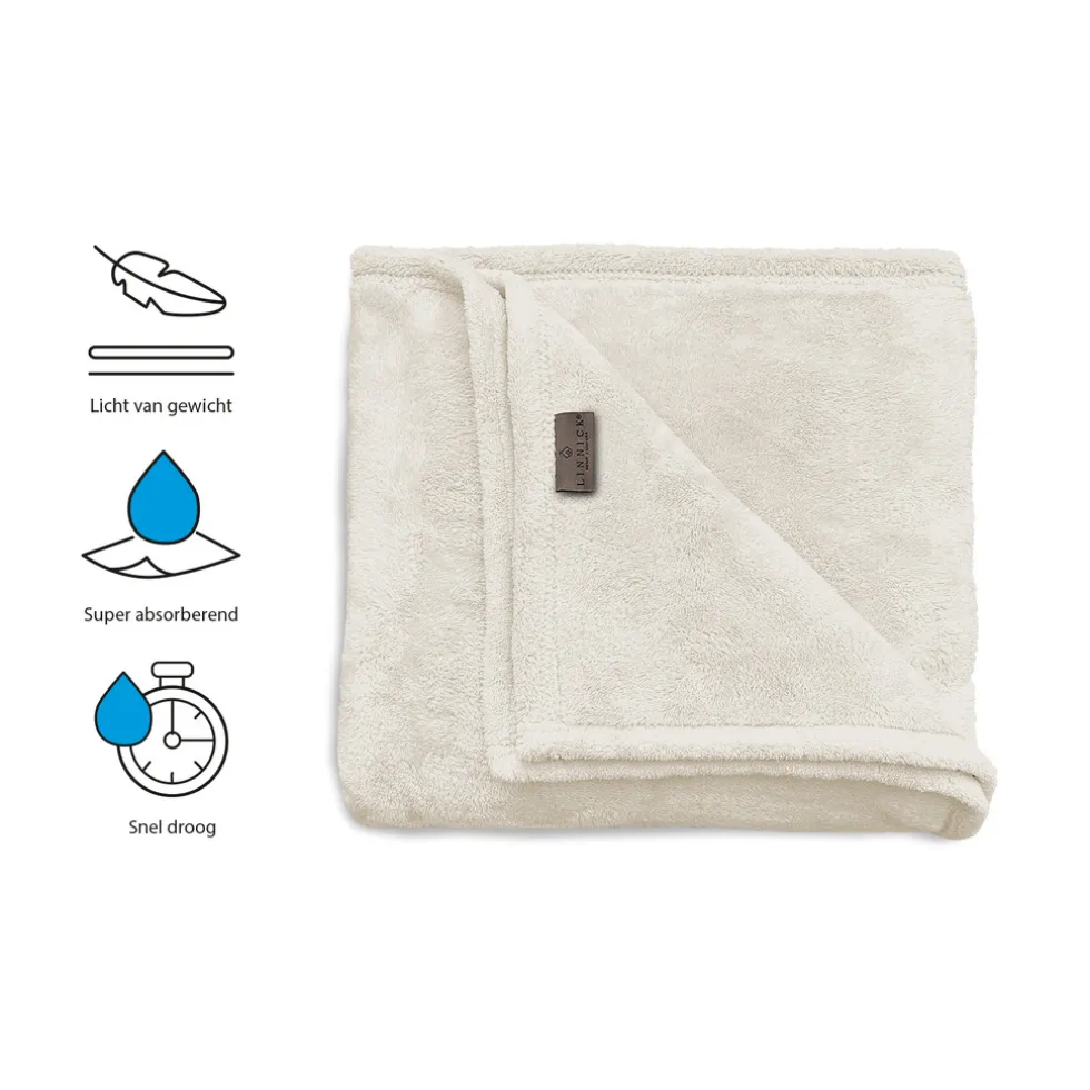 LINNICK Strandlaken Microvezel 100x200cm - sand