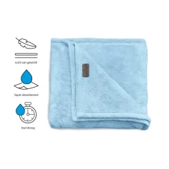 LINNICK Strandlaken Microvezel 100x200cm - blue