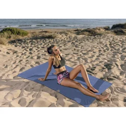 LINNICK Strandlaken Microvezel 100x200cm - marine