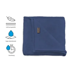 LINNICK Strandlaken Microvezel 100x200cm - marine