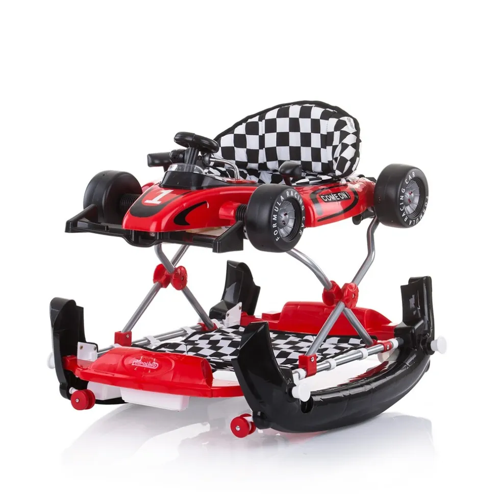 Loopstoel Chipolino 4-In-1 Racer Red