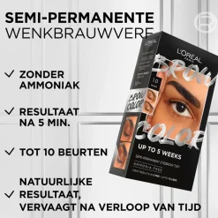 L'Oréal Paris 5.0 Brunette Brow Color Wenkbrauwverf