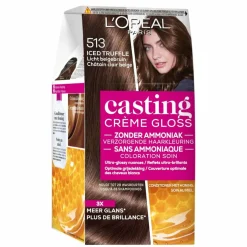 L'Oréal Paris Casting Crème Gloss 513 Goud Asbruin Verzorgende Haarkleuring