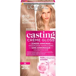 L'Oréal Paris Casting Crème Gloss 810 Parelmoer Blond Semi-Permanente Haarkleuring