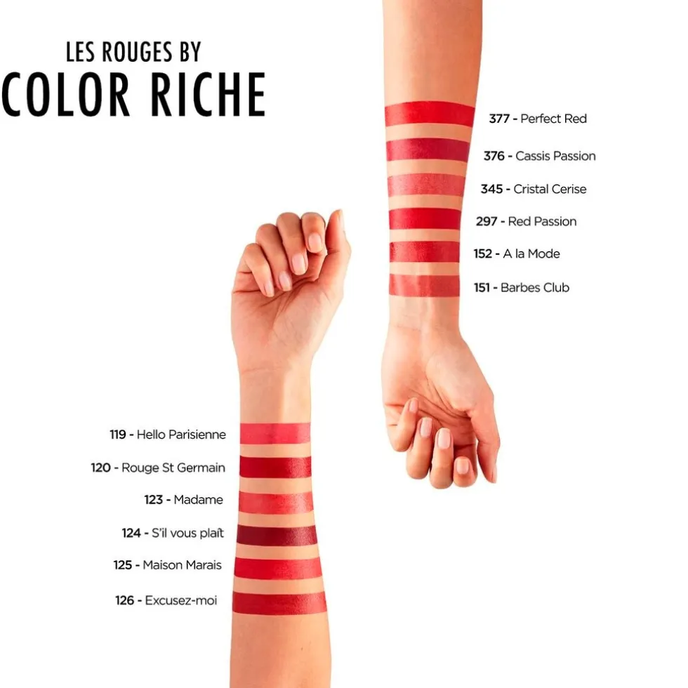 L’Oréal Paris Color Riche 345 Cristal Cerise Satin Lippenstift