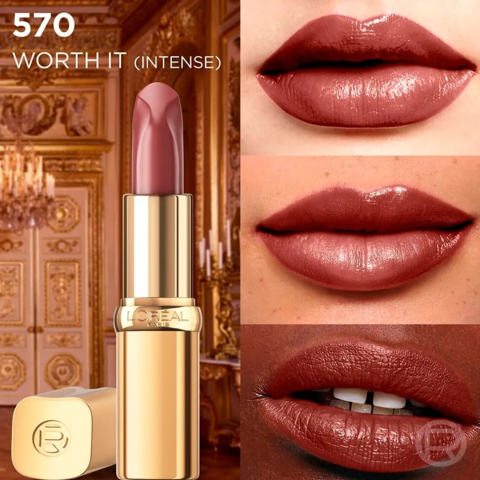 L'Oréal Paris Color Riche 570 Worth It Intense Satin Nude Lippenstift
